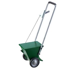 Dry Line Marker, 2-Wheel, 2 or 4 in Lines, Field Dry Line Chalker, Adjustable Line Marker, with Rubber Adjustment Handle, 25 lbs Large Powder Capacity