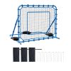 Soccer Rebounder Net, Quick-Switch Angle Soccer Goal Rebounder for Control, Passing Practice, Heavy-Duty Iron Frame & PE Net