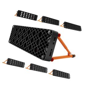 Soccer Rebounder Board, 37.4 x 9.8 in Portable Soccer Rebound Wall, Dual Surface Sports Kick Back Trainer, 3 Adjustable Angles