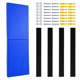 Gym Wall Padding, 71 x 24 x 2 inch Tear-Resistant Wall Mat, Removable 2" Thick Foam High Density Basketball Court Wall-Mounted Padding
