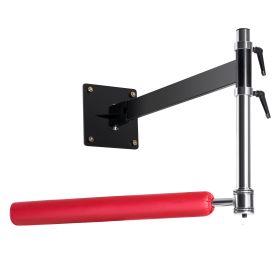 Wall Mount Boxing Spinning Bar, Adjustable Punching Spinning Bar, Boxing Speed Trainer with Gloves, Red Reflex Boxing Bar