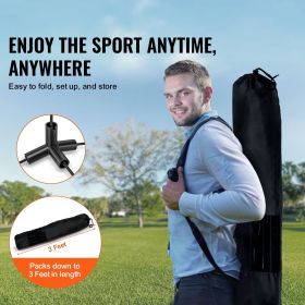 Badminton Net, Height Adjustable Volleyball Net, 10ft Wide Foldable Pickleball Net, Portable Easy Setup Tennis Net Set with Poles, Stand and Carry Bag