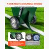 Dry Line Marker, 2-Wheel, 2 or 4 in Lines, Field Dry Line Chalker, Adjustable Line Marker, with Rubber Adjustment Handle, 25 lbs Large Powder Capacity