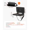 Stadium Seat, Folding Bleacher Chair with Back Support and Thick Cushion, Padded Stadium Seat for Bleacher Includes Shoulder Strap, Hooks, Cup Holder