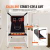 Arcade Cage Basketball Game, 2 Player Indoor Basketball Game, Home Dual Shot Sport with 5 Balls, 8 Game Modes, Electronic Scoreboard