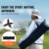 Badminton Net, Height Adjustable Volleyball Net, 20ft Wide Foldable Pickleball Net, Portable Tennis Net Set with Poles, Stand, Bag, Rackets