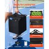 Tennis Ball Hopper, Holds 200 Tennis Balls, Foldable Pickleball Basket Cart with Wheels for Easy Pick Up
