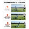 Soccer Rebounder Net, Quick-Switch Angle Soccer Goal Rebounder for Control, Passing Practice, Heavy-Duty Iron Frame & PE Net