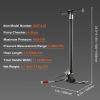 PCP Hand Pump, 4 Stage, 30Mpa 4500 PSI High Pressure PCP Air Rifile Filling Stirrup Pump with Oil-Moisture Filter Pressure Gauge