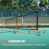 Pickleball Net Set, 22FT Regulation Size Portable Pickleball System with Bags, Balls, Paddles, Wheels, and Court Lines