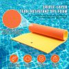 Lily Pad Floating Mat, Large 9x6 FT Floating Water Pad, 3-Layer Floating Dock for Adults Kids, 1.3" Thick Tear-Resistant XPE Foam Raft