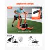 Weight Sled, Steel Power Sled, Fitness Training Sleds for Athletic Exercise Speed Improvement, Workout Equipment with Adjustable Height Handle