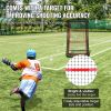 Lacrosse Rebounder for Backyard, 4x7 Ft Volleyball Bounce Back Net, Pitchback Throwback Baseball Softball Return Training Screen