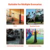 Basketball Pole Pad, 64" Tall and 2" Thick Heavy Duty Wrap Around Pole Padding, Fits 6x6 - 7x7 inch Diameter Square Pole