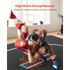 13x13 ft Wrestling Mat Inflatable, Martial Arts Thick Mat for Home Gym Exercise, PVC Foldable Training Mats with Circles and 600W Air Pump