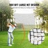 Golf Net, 10x10ft Golf Practice Net, Indoor Hitting Net for Golf, Baseball, Hockey, Soccer, Heavy Duty Nylon DIY Ball Net