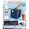 2-in-1 Tennis & Pickleball Hopper, with Pickup Tube, Foldable Pickleball Basket Cart with with Wheels, Holds 150 Tennis Balls or 260 Pickleballs