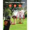 8 x 4 inch Football Trainer Throwing Net, Training Throwing Target Practice Net with 5 Target Pockets