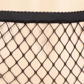 1Pc Women Fishnet Tights Sexy High Waist Fishnet Pantyhose Stretchy Mesh Hollow Out Tights Stockings With Medium Large Hole Choices (Option: M Hole)