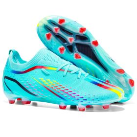 New men's and women's long nails broken nails professional game football shoes (Color: Moonlight (spike), size: 35)