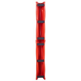 Basketball Pole Pad, 71 inch Tall and 1.2 inch Thick Heavy Duty Wrap Around Pole Padding, Fits 2-6.3 Round & 4.5x4.5 inch Square Pole (Sports Mat Size: 72 inch High, Sports Mat Style: Rectangular Type (for Pole))