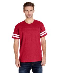Men's Football T-Shirt - BLACK/ WHITE - 2XL (Color: VN RED/ BLD WHT, size: 3XL)