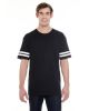 Men's Football T-Shirt - BLACK/ WHITE - 2XL