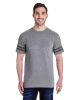Men's Football T-Shirt - BLACK/ WHITE - 2XL