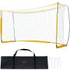 Portable Soccer Goal, 12x6 ft Adults Kids Backyard Soccer Net, Large Practice Soccer Net, Steel Fiberglass Structure Training Goal Set