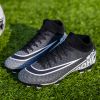 Large size youth adult football shoes long spikes short spikes sports football shoes