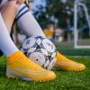 Large size youth adult football shoes long spikes short spikes sports football shoes