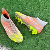 New high top Mandarin duck two-color long spike broken spike football sneakers