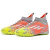 New high top Mandarin duck two-color long spike broken spike football sneakers