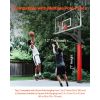 Basketball Pole Pad, 71 inch Tall and 1.2 inch Thick Heavy Duty Wrap Around Pole Padding, Fits 2-6.3 Round & 4.5x4.5 inch Square Pole