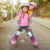 Roller Blades Adjustable for Small Youth Girls Boys with LED Light Up Wheels;  Upgrade  Outdoor Kids Inline Skates
