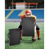 Football Blocking Dummy, 24x16 in Blocking Pads, Kick Shield Pad with Handles, High-Density Sponge Tackle Dummies