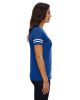 Ladies' Football T-Shirt - BLACK/ WHITE - 2XL