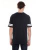 Men's Football T-Shirt - BLACK/ WHITE - 2XL